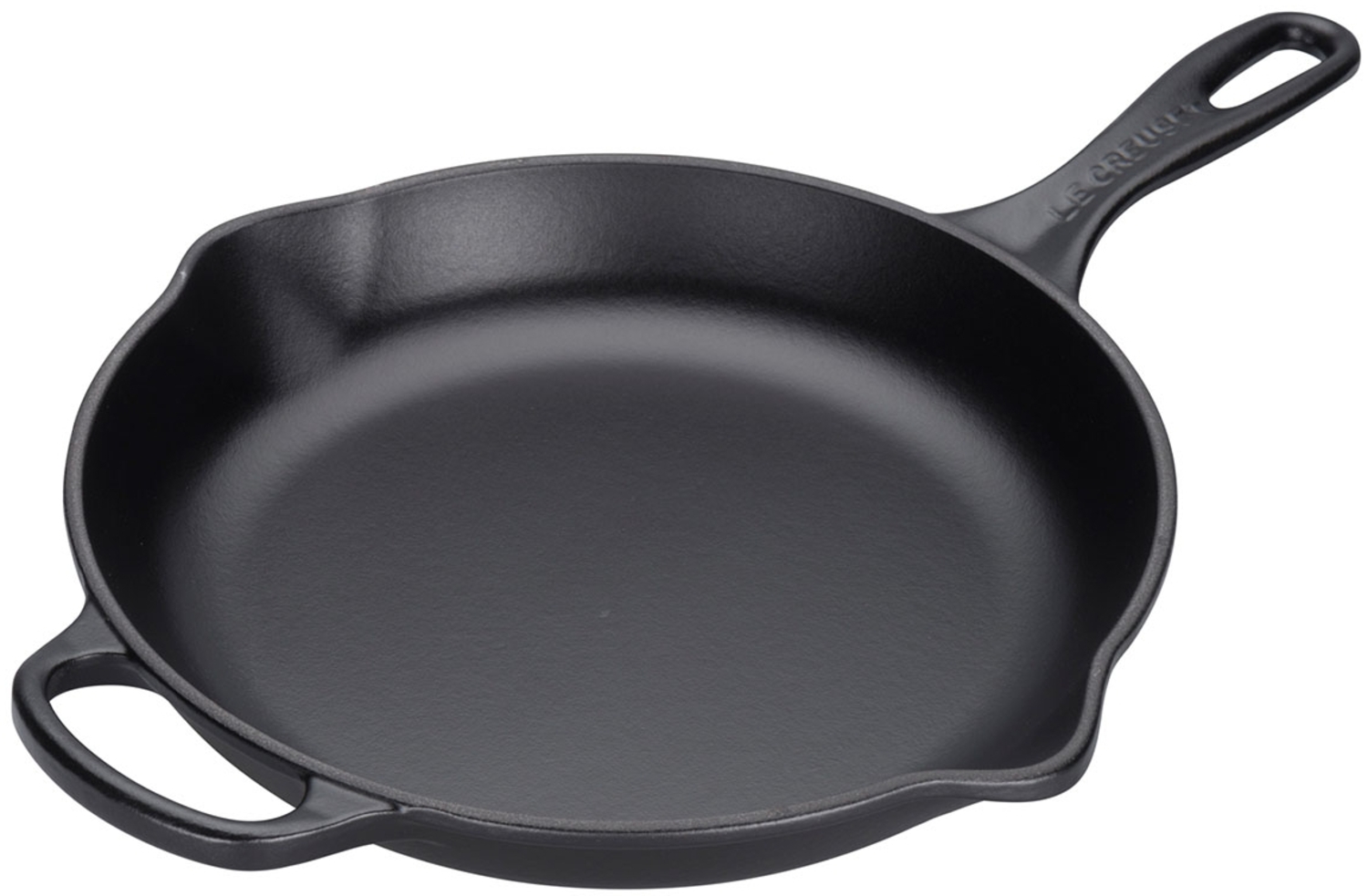 Le Creuset Brat-/Servierpfanne, Gusseisen schwarz, Ø 16 cm Bild 1