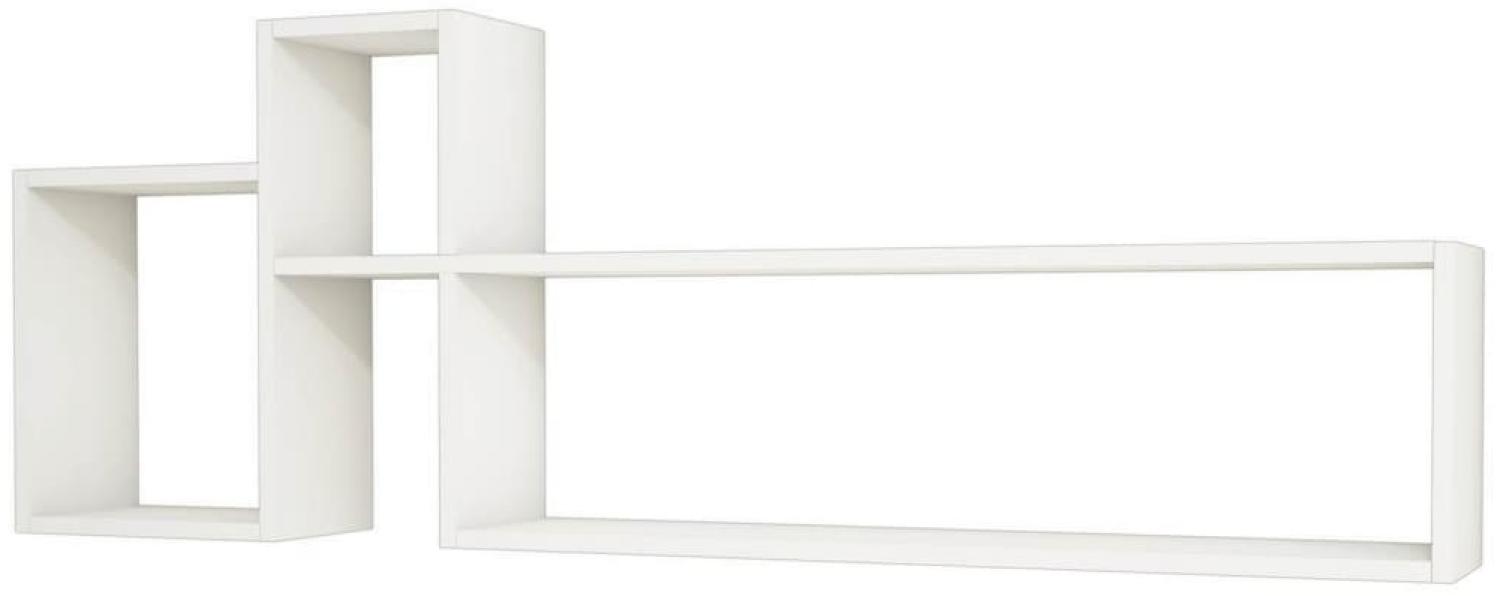 Homemania Wandregal Polite 155 x 22 x 55 cm Weiß Bild 1