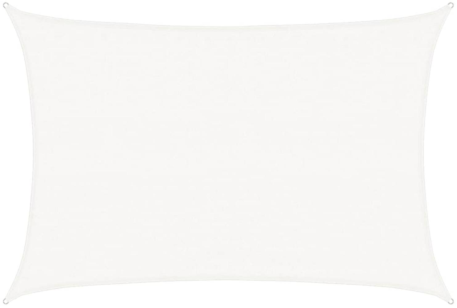 vidaXL Sonnensegel 160 g/m² Weiß 3,5x4,5 m HDPE 311241 Bild 1