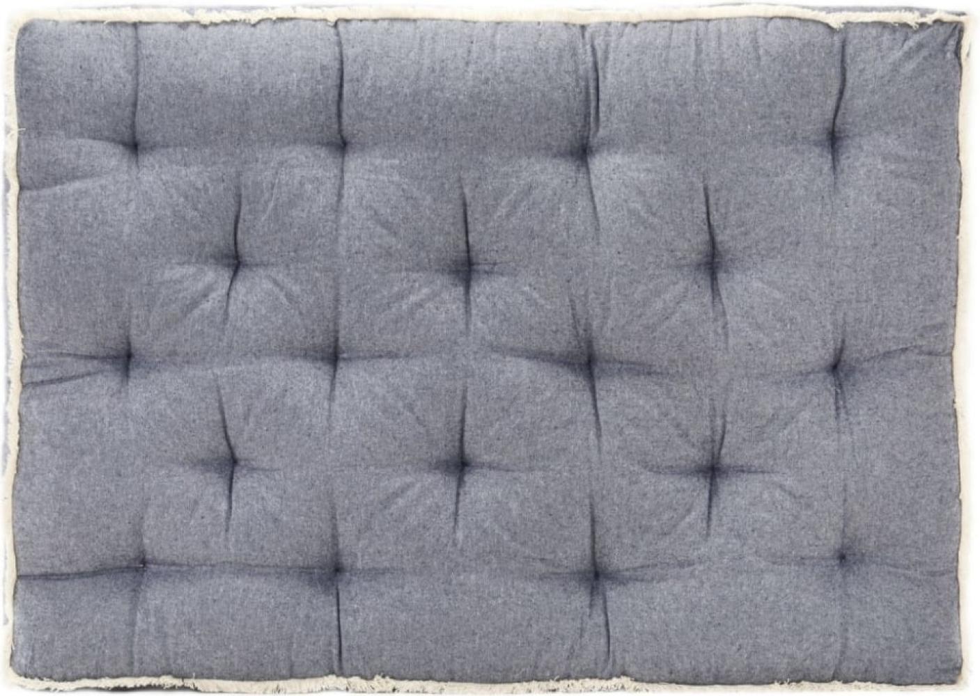 vidaXL Palettensofa-Kissen Blau 120x80x10 cm 314806 Bild 1