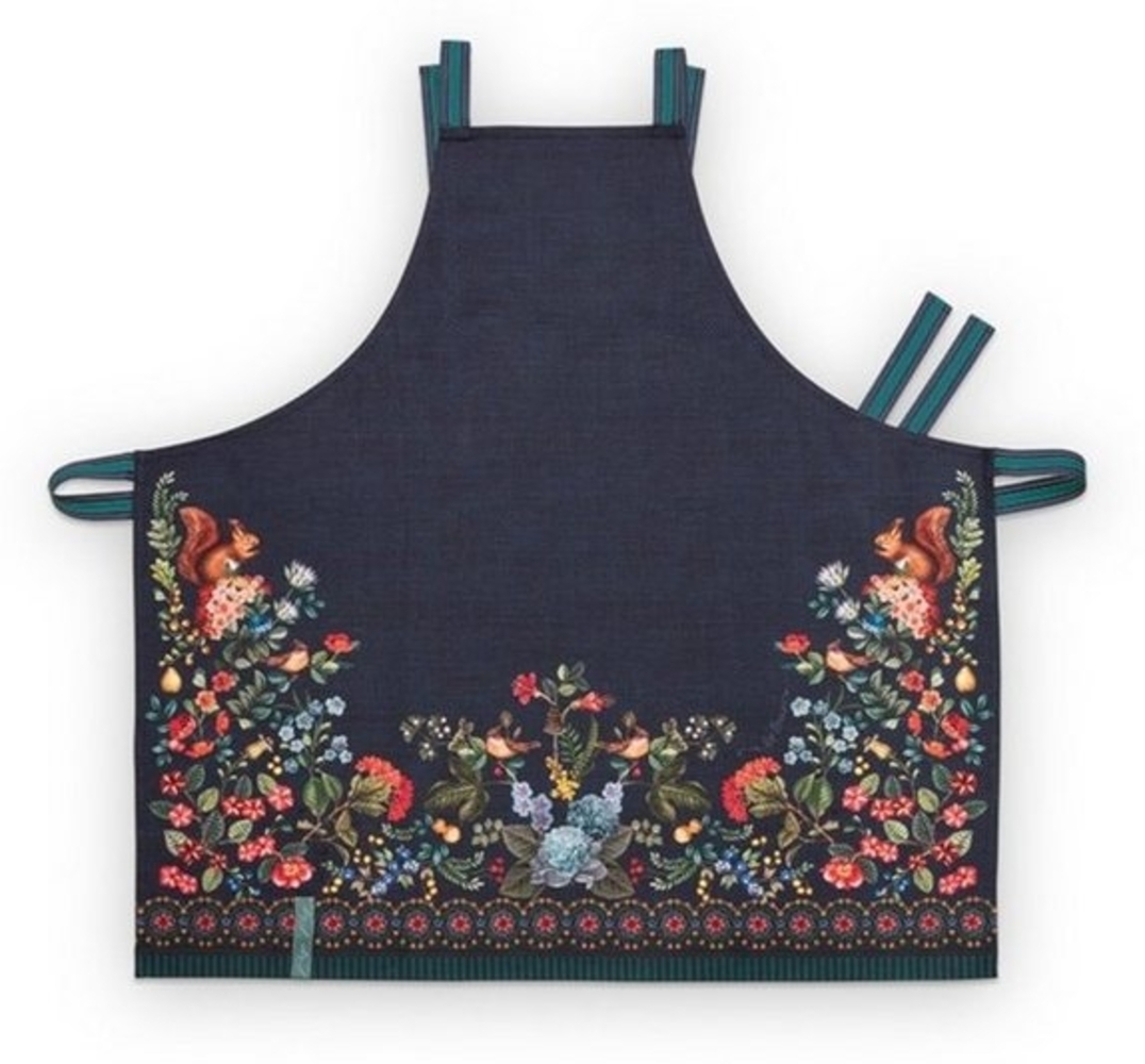 PiP Studio Kochschürze Winter Wonderland Overall Dark Blue Schürze, Apron Winter Wonderland Overall Dark Blue 85x88cm Bild 1