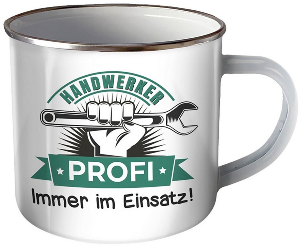 Trötsch Verlag Becher Trötsch Emaille Becher Handwerker Tasse Handwerker Profi Immer im E Bild 1