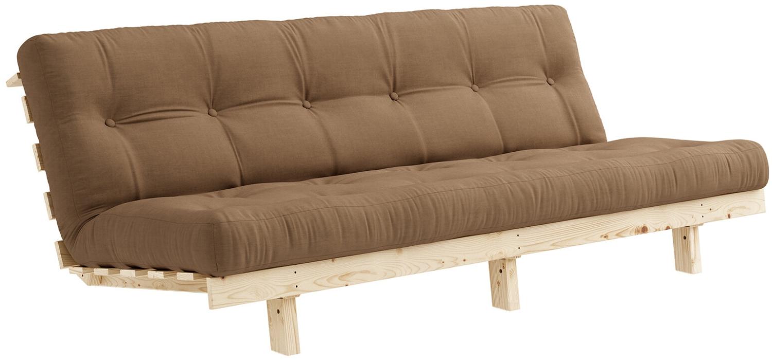 Karup Design LEAN Futonsofa Gestell Natur, Matratze Mocca Bild 1