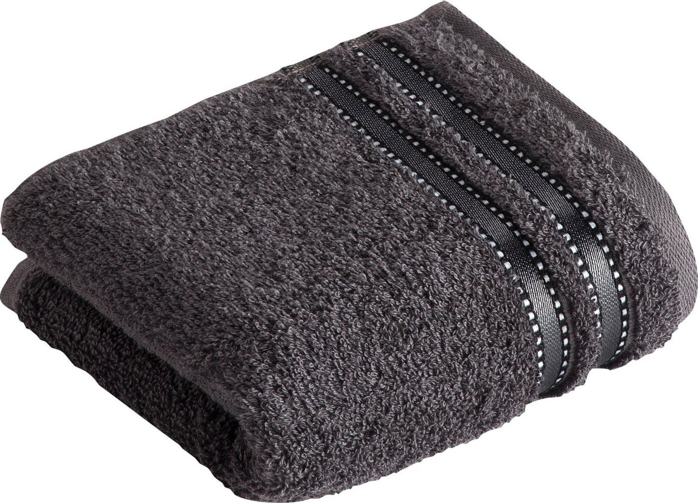 Vossen Seiftuch Cult Deluxe, (3-St), Waschlappen im Set, mit Glanzbordüre, VEGAN Bild 1