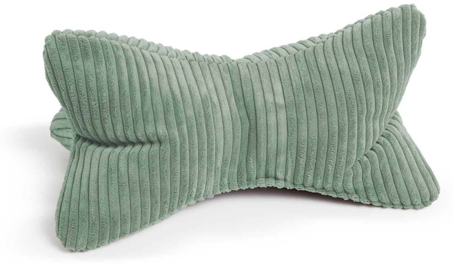 Magma Heimtex Kopfkissen Leseknochen Shara ergonomische Form, Füllung: Polyester, Flauschcord Bild 1