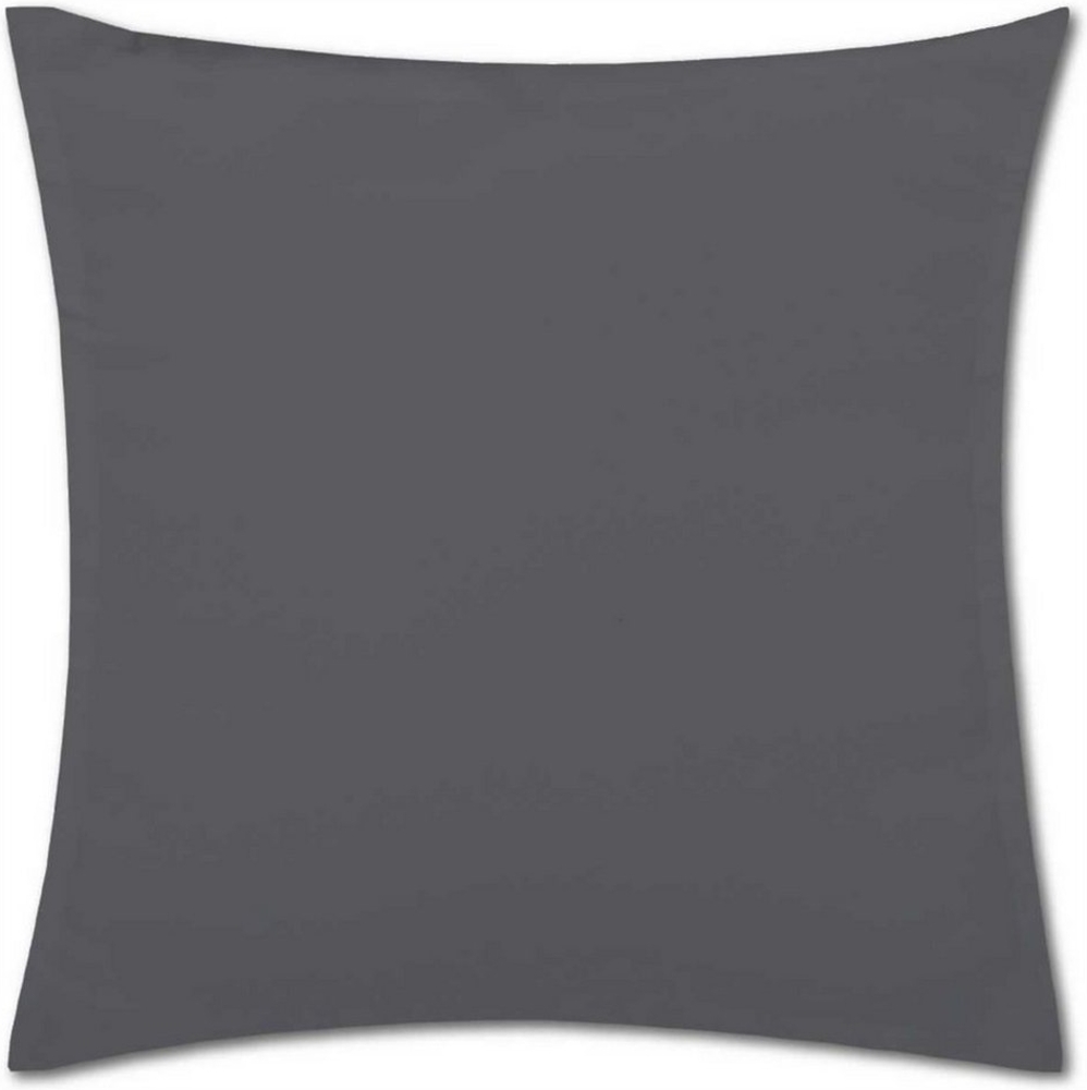Kissenhülle Dekokissen Kissenbezug Microfaser - viele Größen und Farben Anthrazit 30 x 50 cm Bild 1
