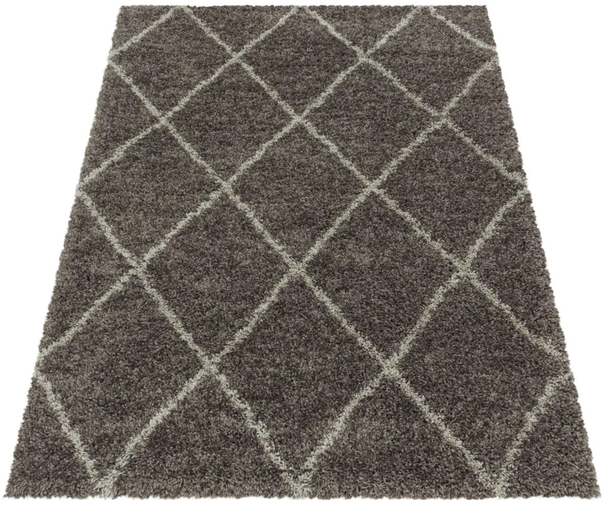 Runder Teppich ALVOR TAUPE 200 X 200cm Bild 1