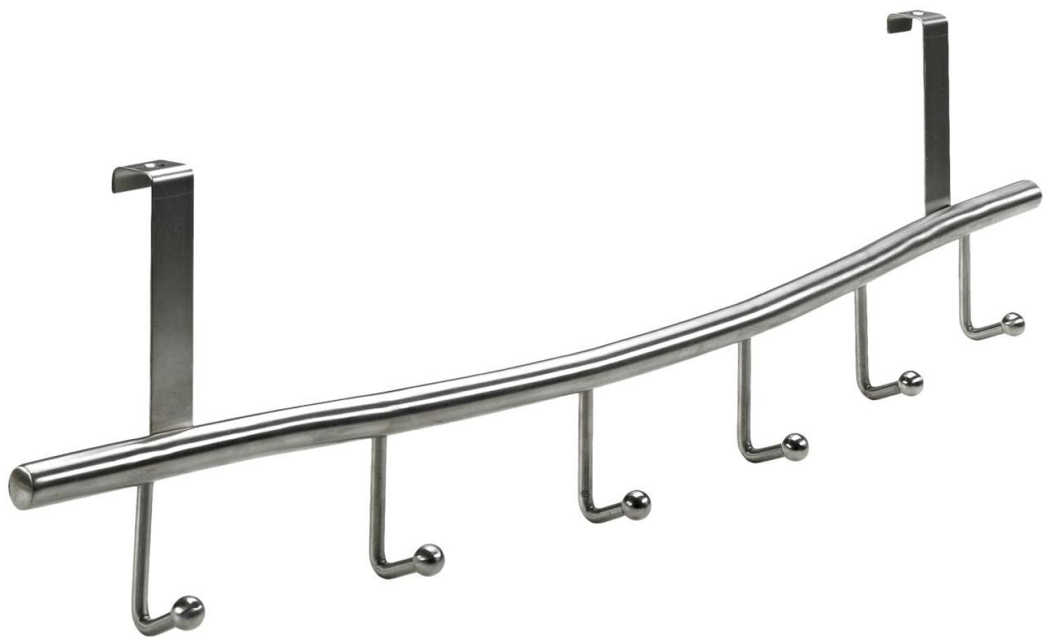 Hettich Türgarderobe 6 Haken 59,5 x 17,0 x 9,0 cm silber Bild 1