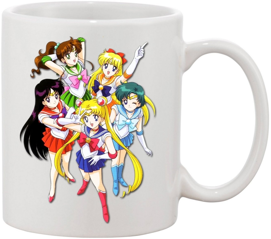 Blondie & Brownie Tasse Sailermoon and Friends Freunde Anime Jupiter Manga, Keramik, Spülmaschinenfest Bild 1