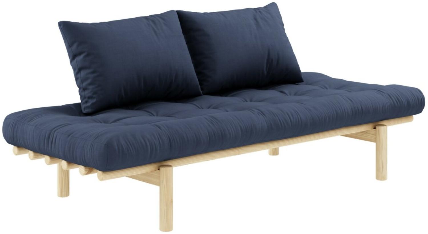 Karup Design Futonsofa PACE Gestell Natur, Matratze Navy Bild 1