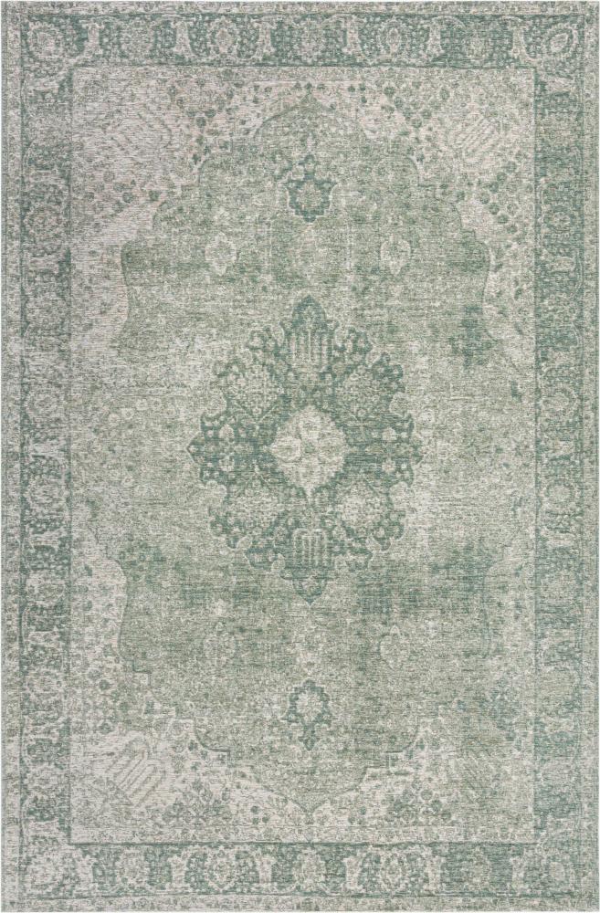 Kadima Design Vielseitiger Vintage Teppich "Coquet Tara". Farbe: Grün, 200x290 cm Bild 1