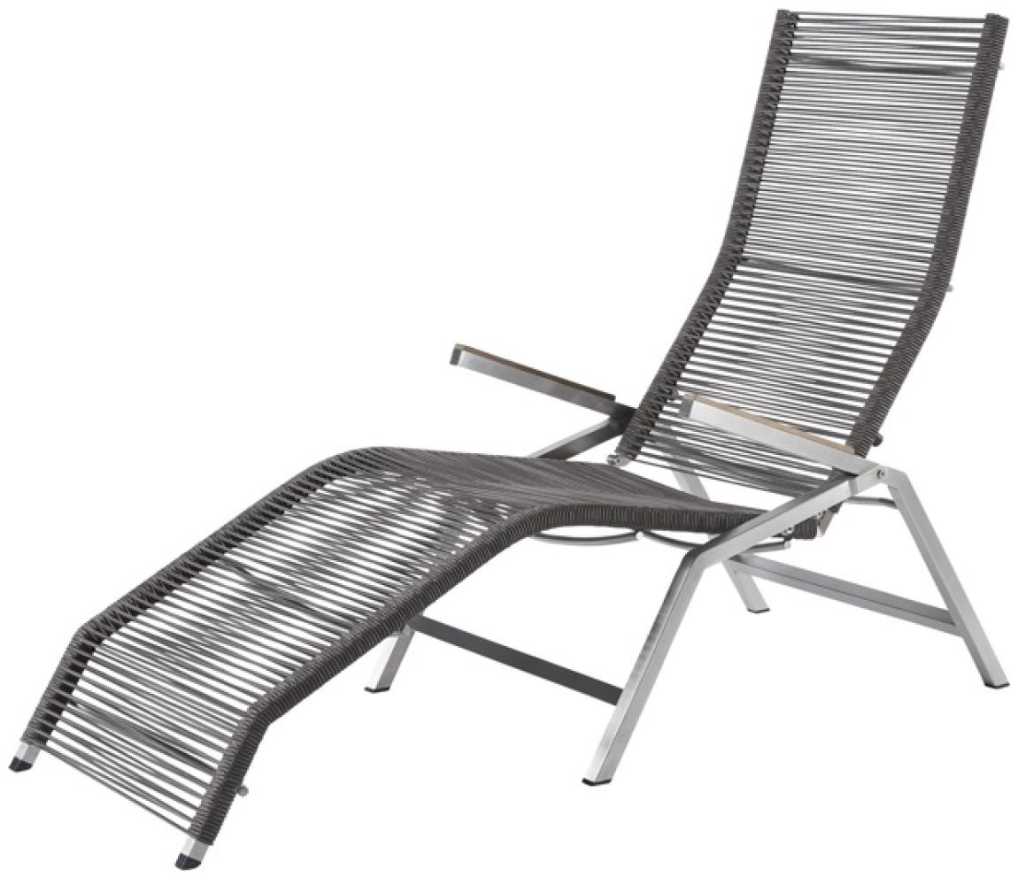 Diamond Garden Atlanta Relax-Liege Edelstahl/Rope Bild 1