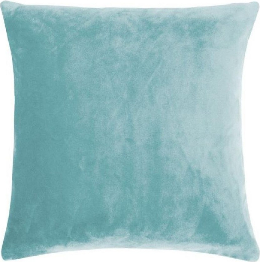 PAD Kissenhülle Samt Smooth Aqua Blau (40x40 cm) 10424-I40-4040 Bild 1