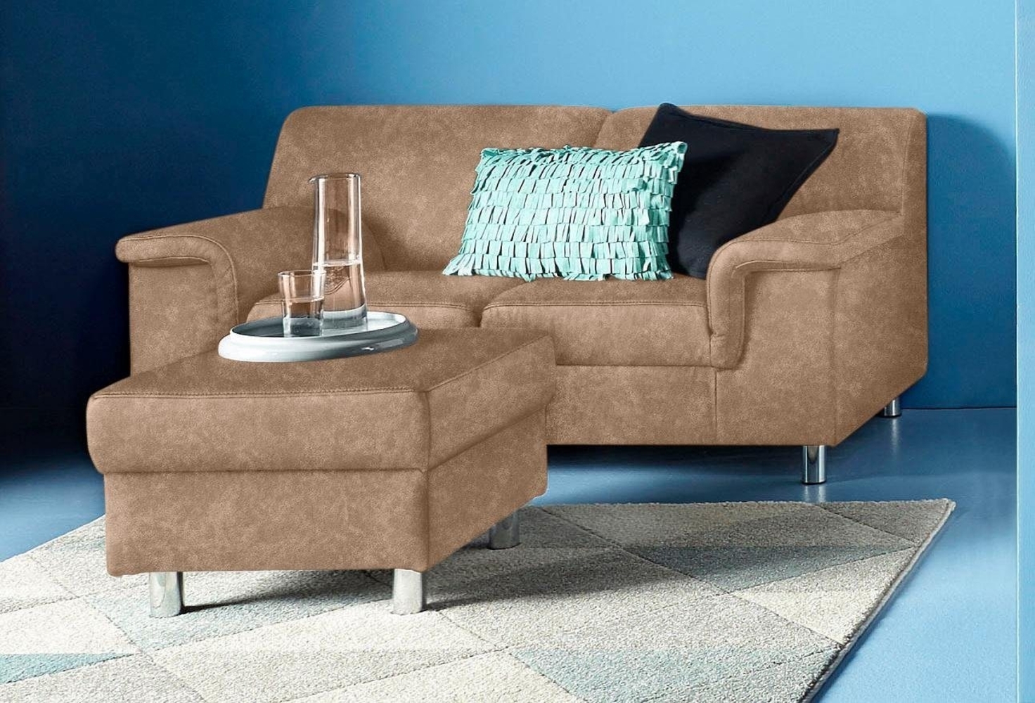 INOSIGN 1,5-Sitzer Jamie, Sofa mit kompakten Stellmaßen für kleine Räume, Breite 145cm Bild 1