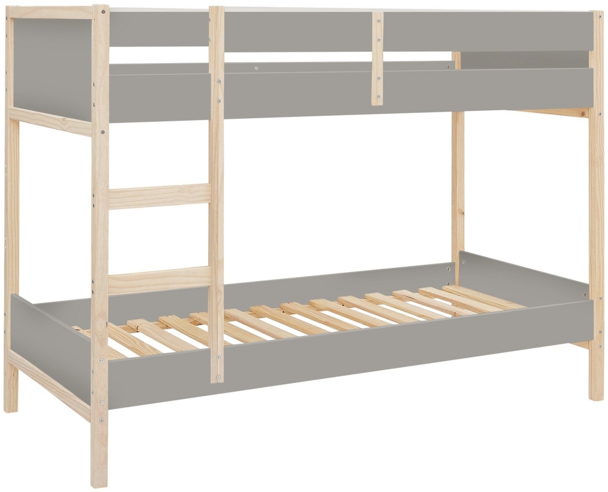 Lüttenhütt Etagenbett Janne, Kiefernholz, Etagenbett, inklusive Holzleiter, Liegefläche 90x200 cm Bild 1