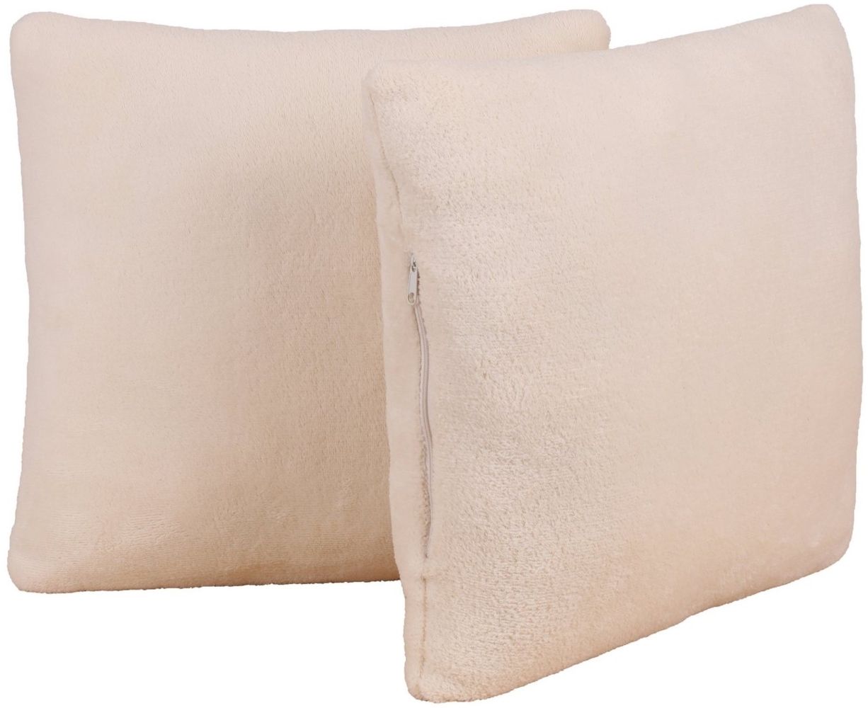 Betz Dekokissen 2 Stück Kuschelkissen mit Füllung Sofakissen Größe 36 x 36 cm Romania Bild 1