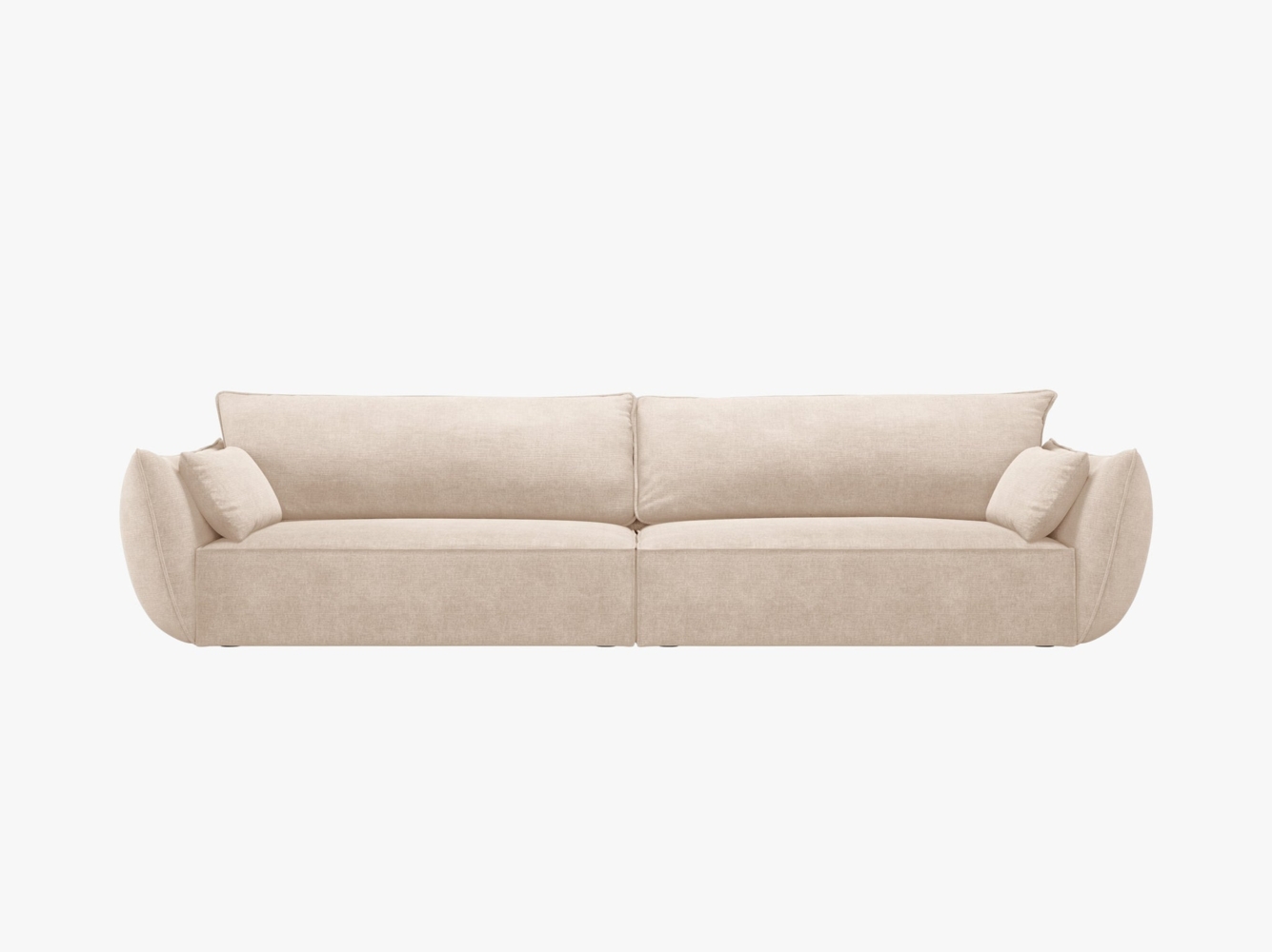 Micadoni 4-Sitzer Sofa Kaelle Chenille Over The Horizon Beige Bild 1