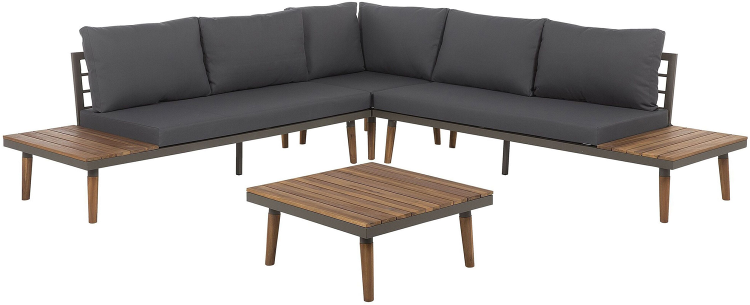 Lounge Set CORATO Akazienholz Grau Universal Bild 1