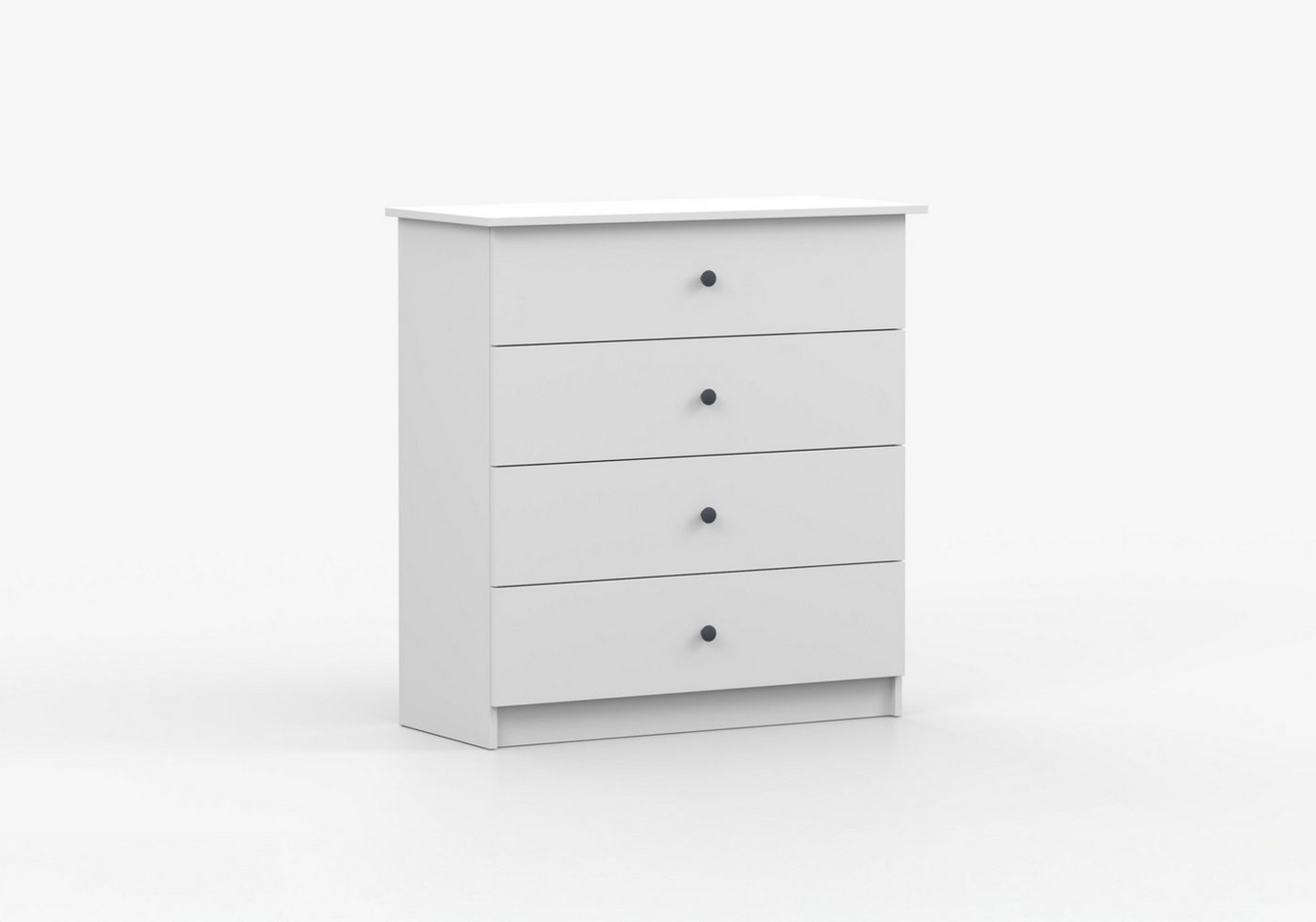 MOEBLO Kommode Fizzy (Moderne Kinderzimmer Kommode mit 4 Schubladen, viel Stauraum & langlebig, Sideboard Wohnzimmer Kommode Schlafzimmer Komodenschrank Highboard), (BxHxT): 95 x 99,5 x 43 cm Bild 1