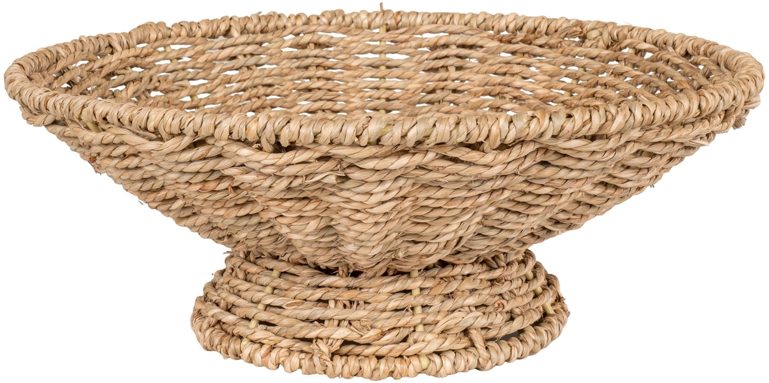 Serviertablett, Seegras, natur, ø30x11 cm Bild 1