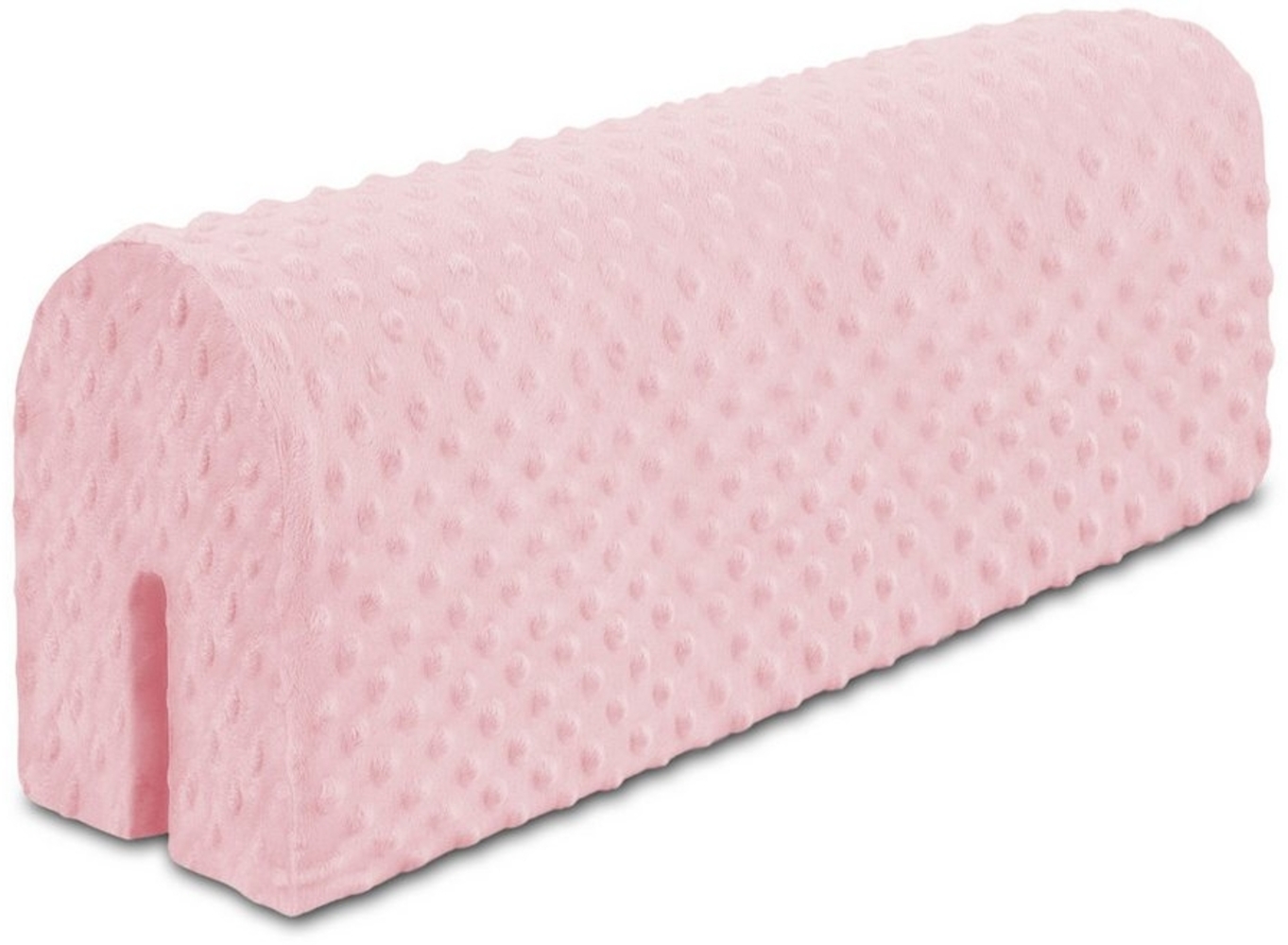 Totsy Baby Bettkantenschutz für Kinderbetten 70 cm - Schutz für Bettrahmen Kantenschutz Kinder Babybett Minky Rosa Bild 1