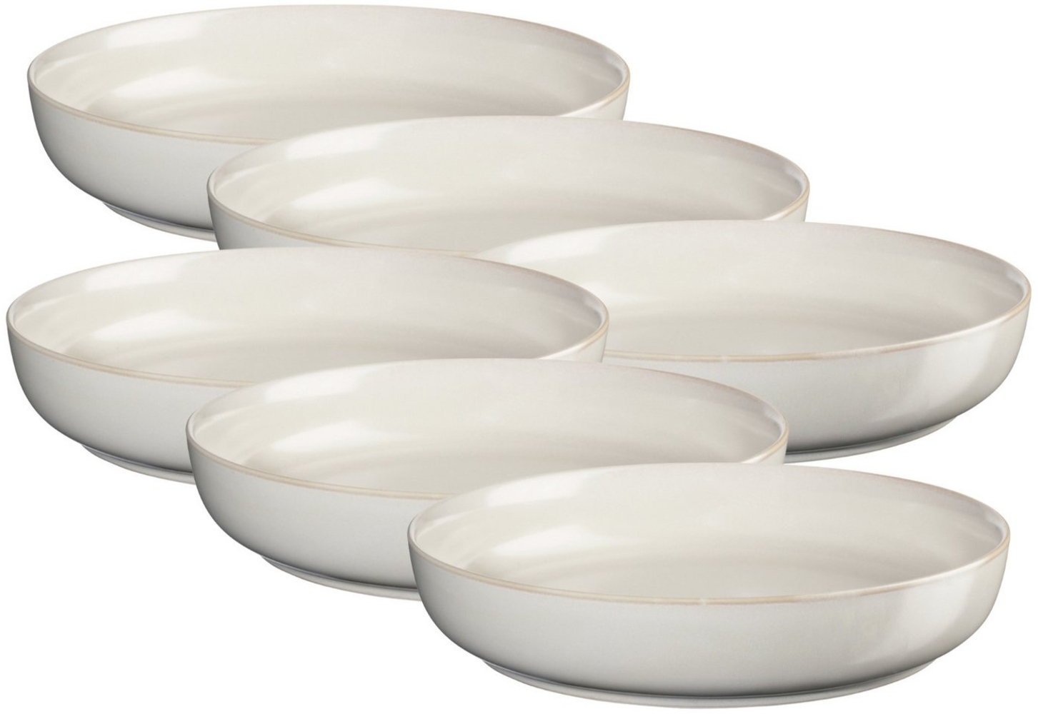 ASA SELECTION Teller-Set COPPA Gourmetteller tofu 22cm Set6, Porzellan, Geschirr Bild 1