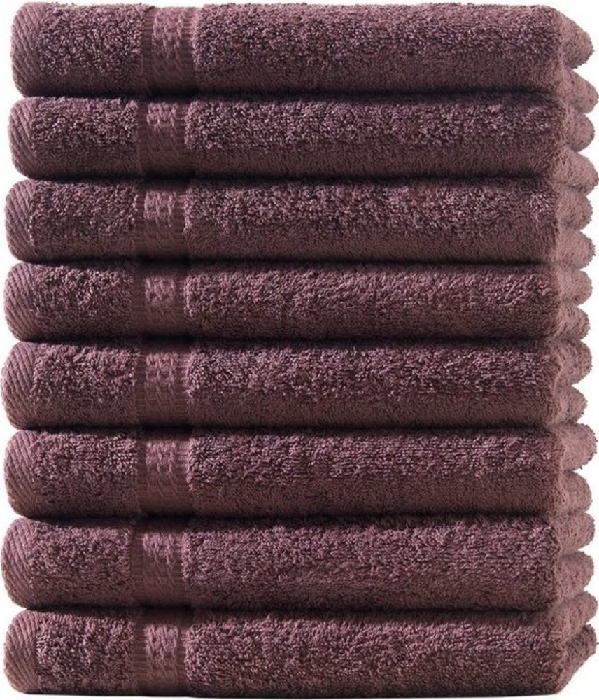 Hometex Premium Textiles Handtuch in Premium Qualität 500 g/m², Feinster Frottier-Stoff 100% Baumwolle, 8x Gästetuch, weich, saugfähig, extra schwer & flauschig - TEST BILD TOP MARKE 2025 Bild 1
