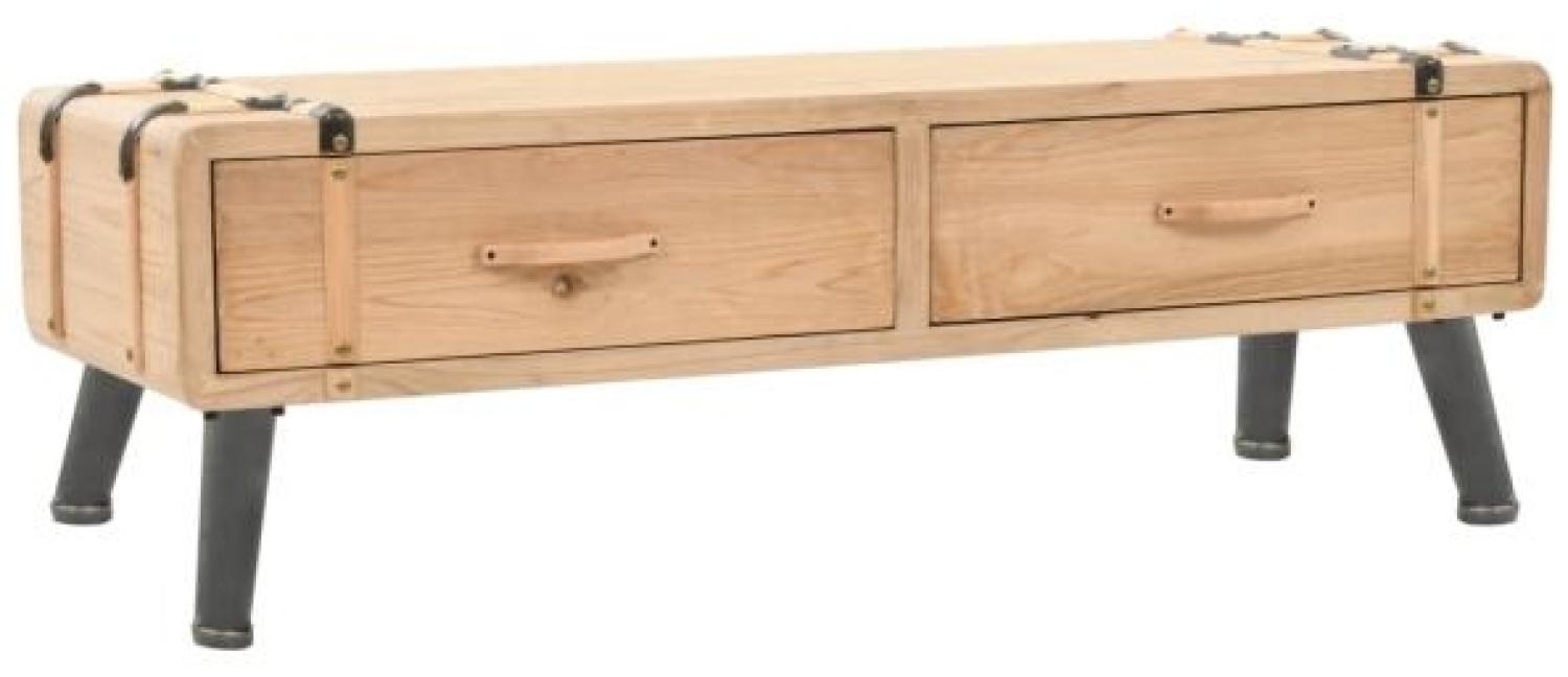 vidaXL TV-Schrank Massivholz Tanne 120x33x35 cm 245773 Bild 1