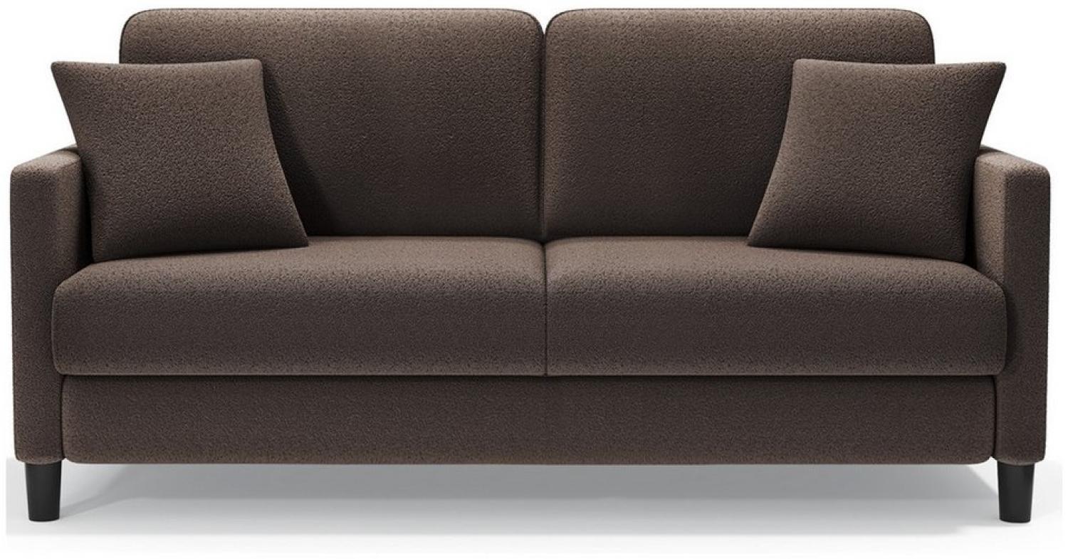 NAIMP Big-Sofa 2/3-SitzerTeddy Fleece Werkzeugfreier Aufbau Sofas für Wohnzimmer, mit Federkern Bild 1