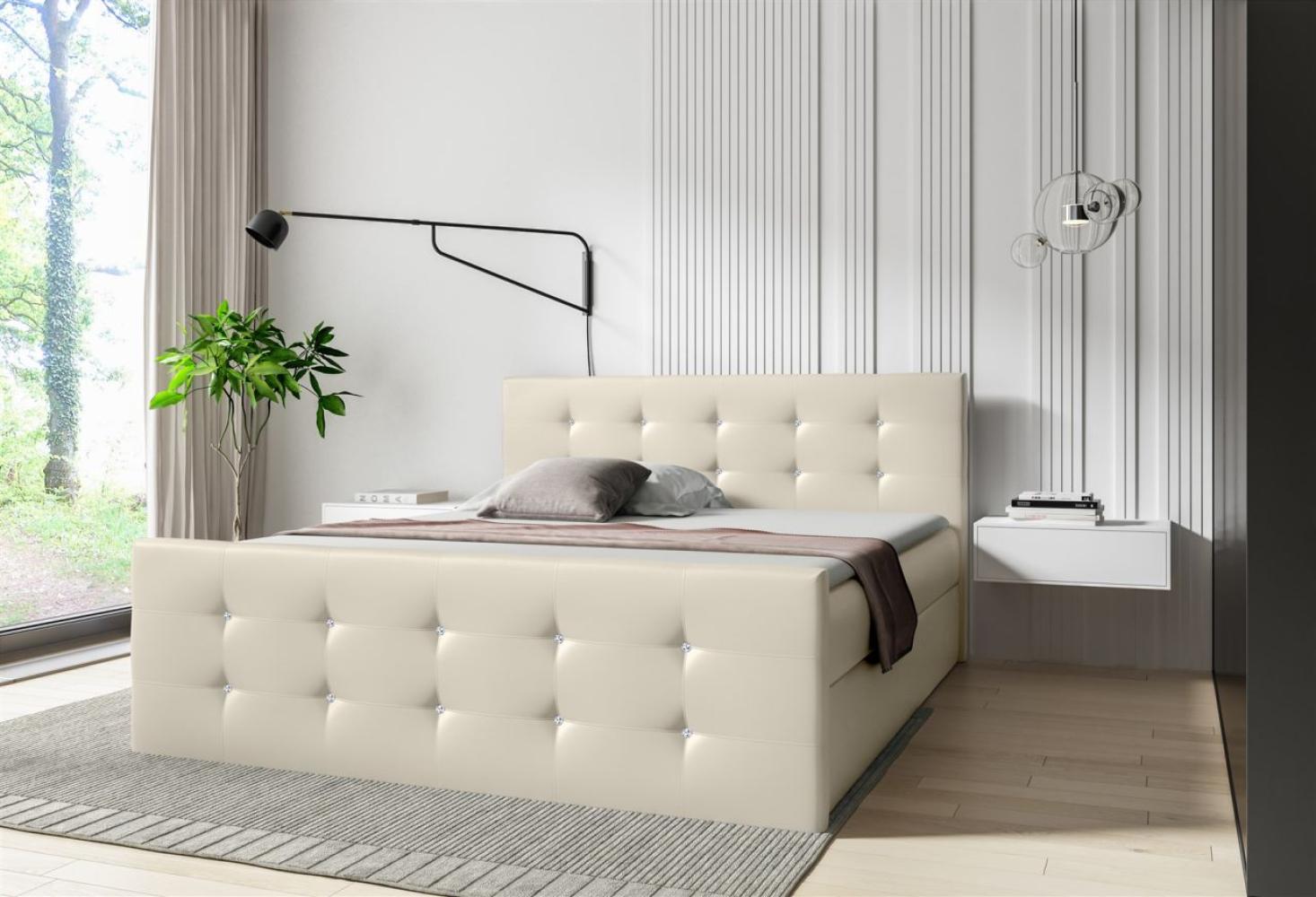 Boxspringbett Schlafzimmerbett LIAMOS 140x200cm Bild 1