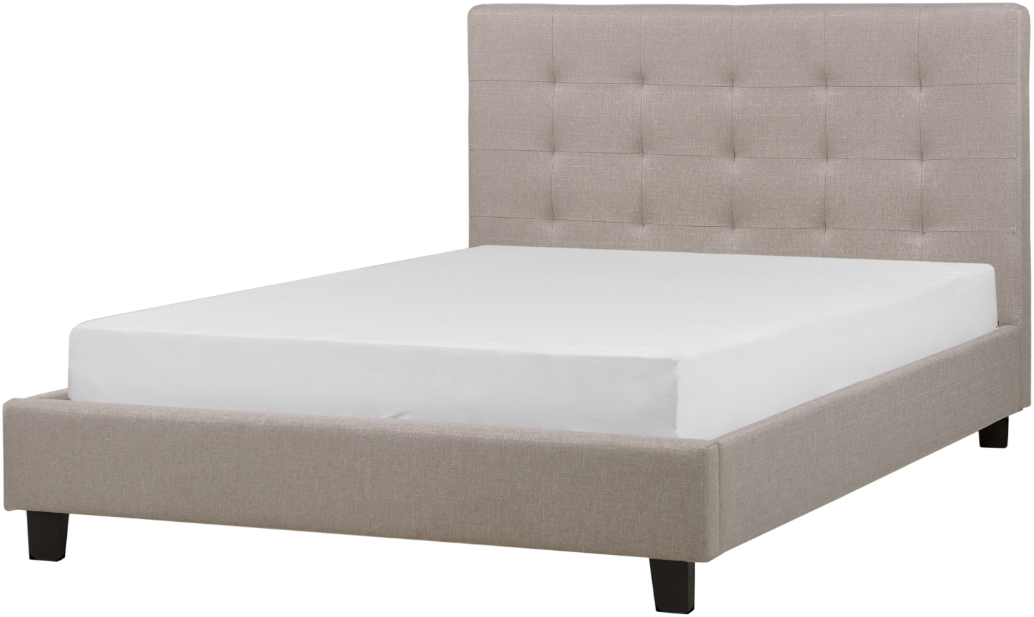 Wasserbett Leinenoptik hellgrau 140 x 200 cm LA ROCHELLE Bild 1