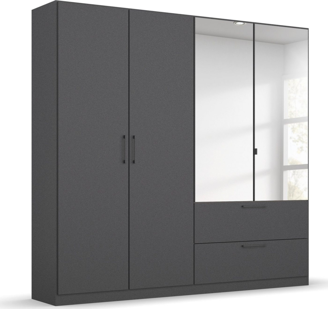 INOSIGN Drehtürenschrank Kleiderschrank Schrank Garderobe Wäscheschrank CHALLENGER mit Spiegeltüren und geräumigen Schubladen MADE IN GERMANY Bild 1