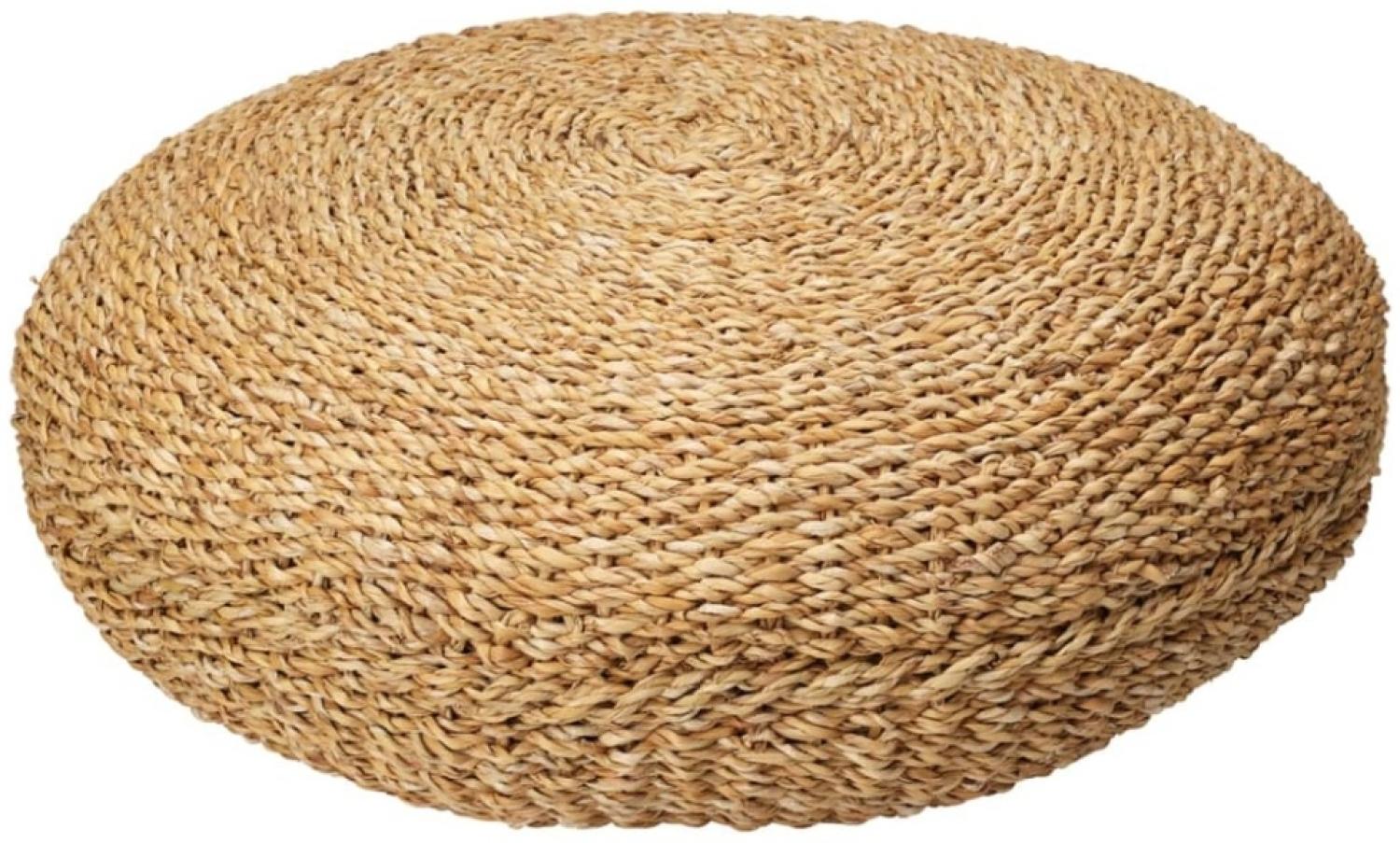 Home&Styling Pouf Rund Natur Ø58x20 cm Seegras 447474 Bild 1