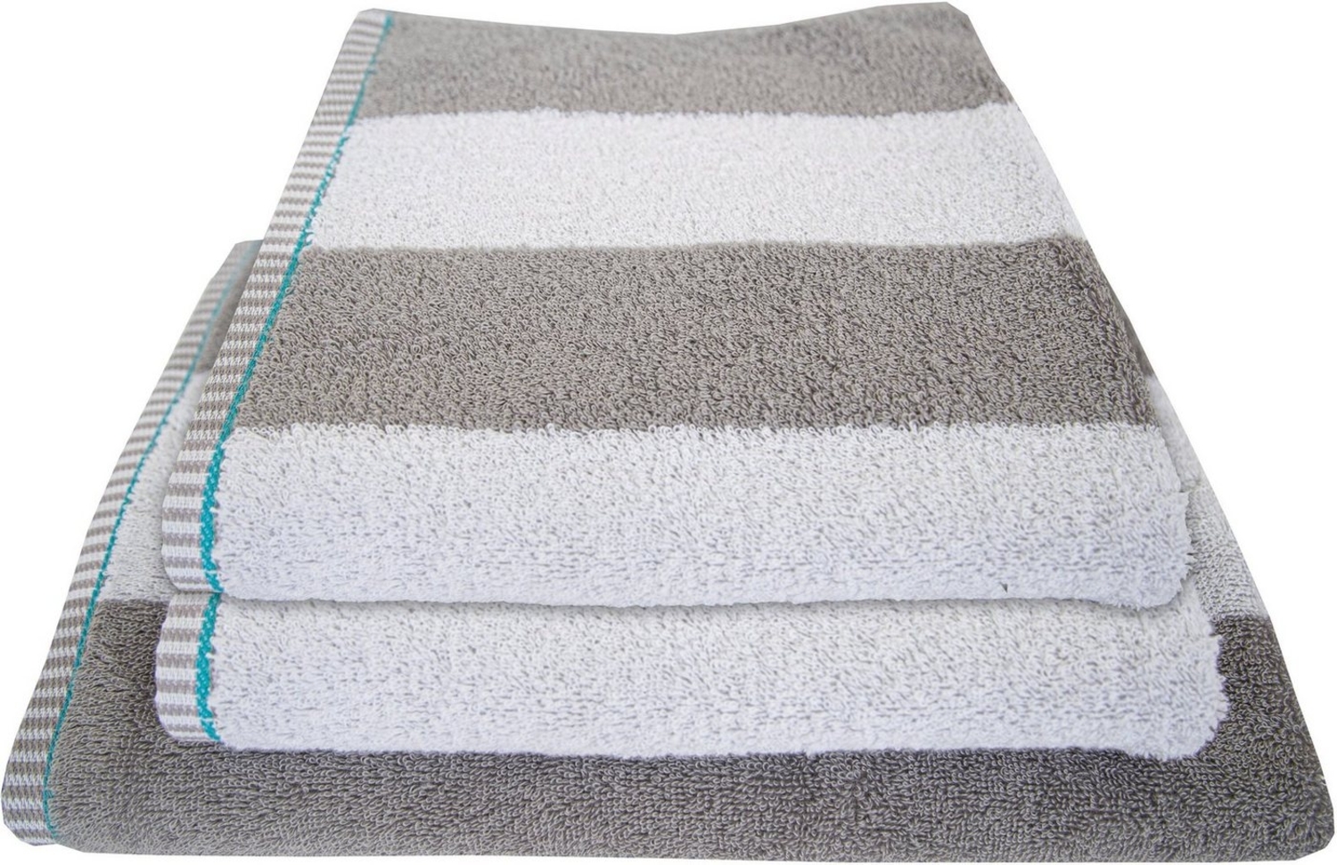 Dyckhoff Handtuch Set Maritim, Block Stripe, Frottier (Set, 3-St), 2 Handtücher (50x100cm), 1 Duschtuch (70x140cm) Bild 1