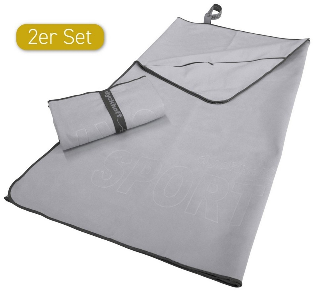 Dyckhoff Sporthandtuch Mikrofaser Sporttuch, Microfaser (2-St), auch als 2er Set erhätlich Bild 1
