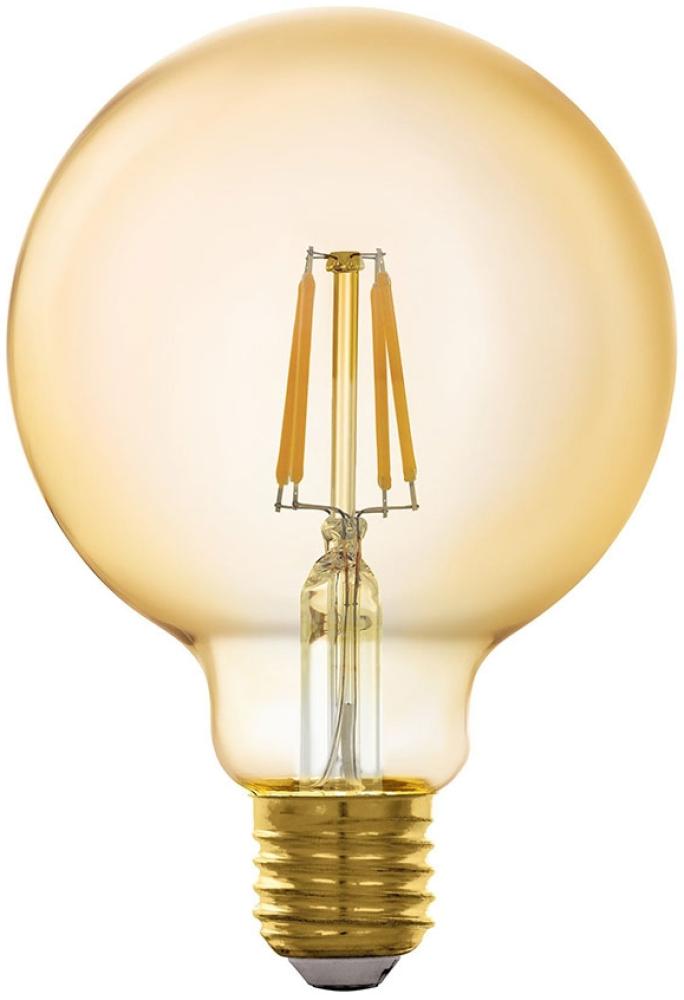 Smart LED Leuchtmittel, amber, E27, 500lm, dimmbar, DxH 9,5x14 cm Bild 1