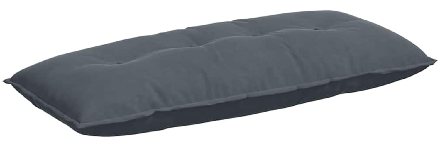 vidaXL Rückenkissen Dunkelgrau 120 x 50 cm Cordstoff 42014805 Bild 1