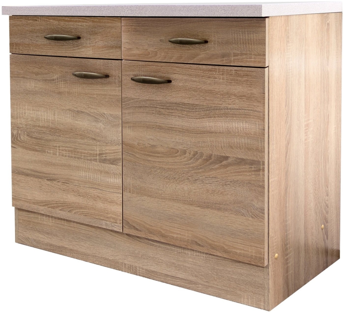 Flex-Well Unterschrank Bergen (B x H x T) 100 x 85 x 50 cm, für viel Stauraum Bild 1