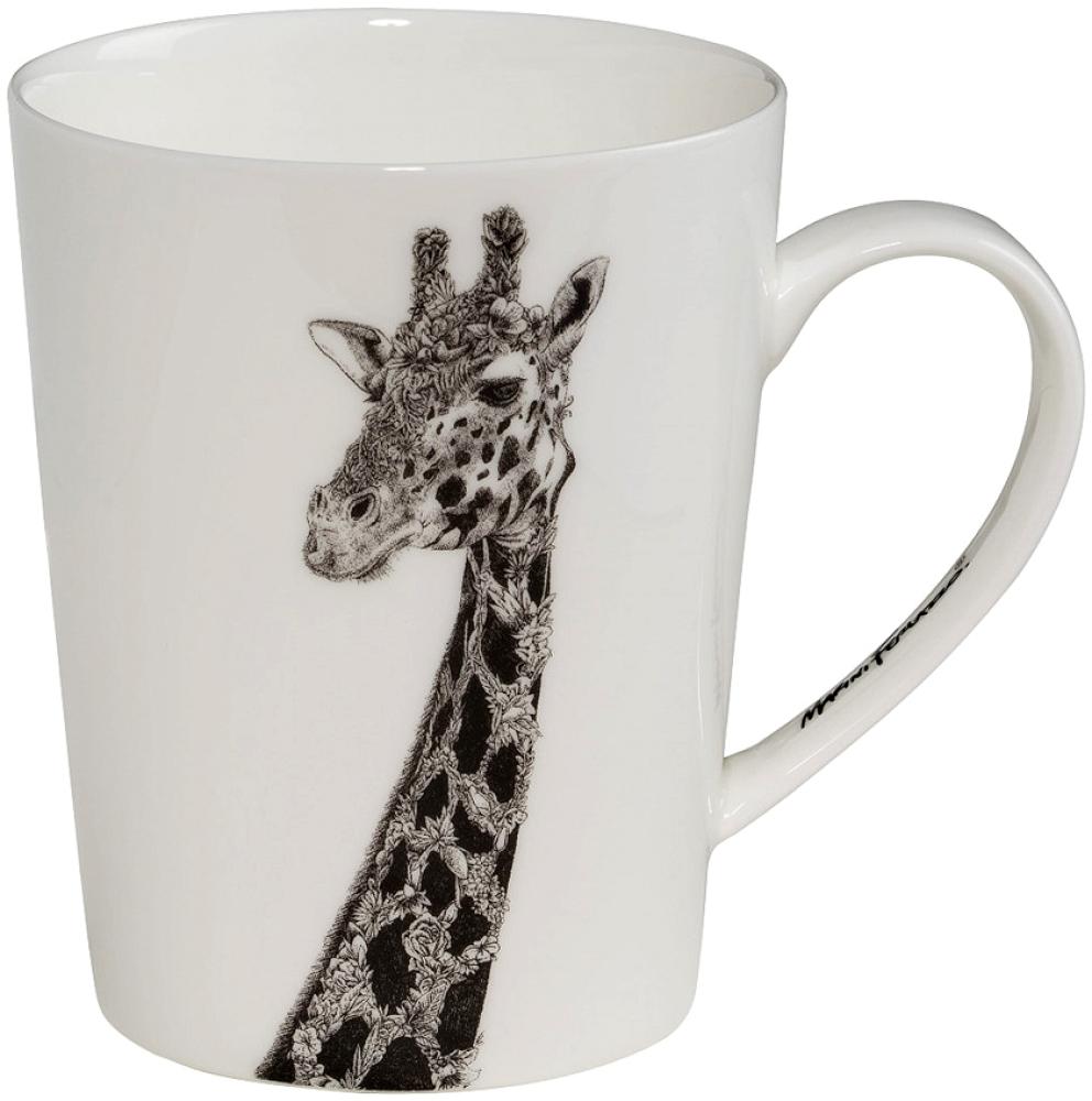 Maxwell & Williams DX0514 Becher 460 ml MARINI FERLAZZO African Giraffe, Porzellan, in Geschenkbox Bild 1