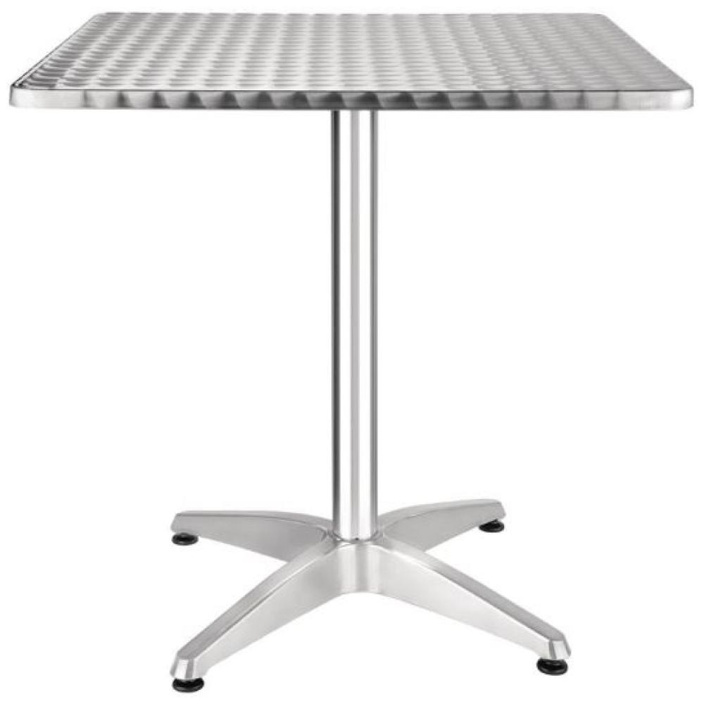 Bolero Quadratischer Bistrotisch Edelstahl 1 Bein 70Cm Bild 1