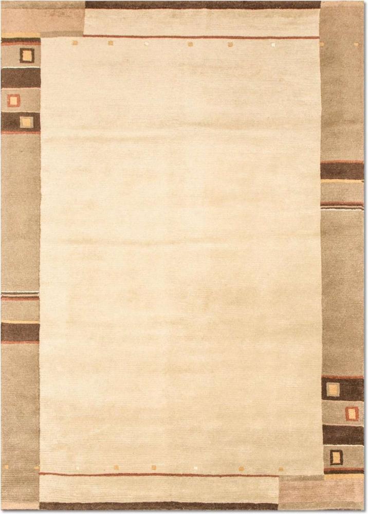 Nepal Teppich - 160 x 90 cm - beige Bild 1