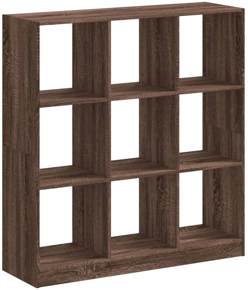 vidaXL Bücherregal Braun Eichen-Optik 102x32x108 cm Holzwerkstoff 3307843 Bild 1