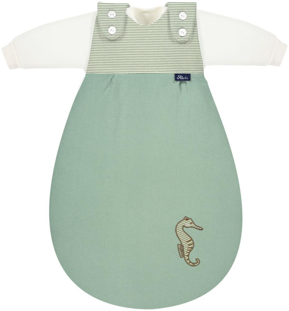 Alvi Baby-Mäxchen Schlafsack 3tlg. GOTS Seahorse 56/62 Bild 1