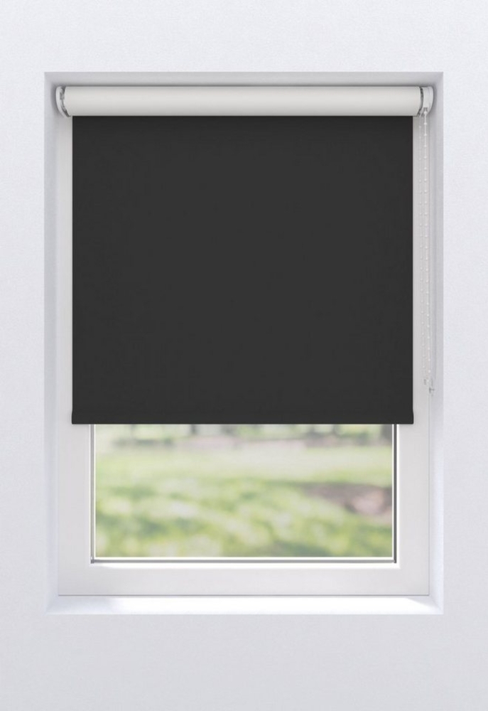 Rollo Ina, my home, abdunkelnd, mit Bohren/ohne Bohren, freihängend, Klemm- oder Schraubmontage, weiße Rückseite, Klemmfix oder Schraubmontage Bild 1