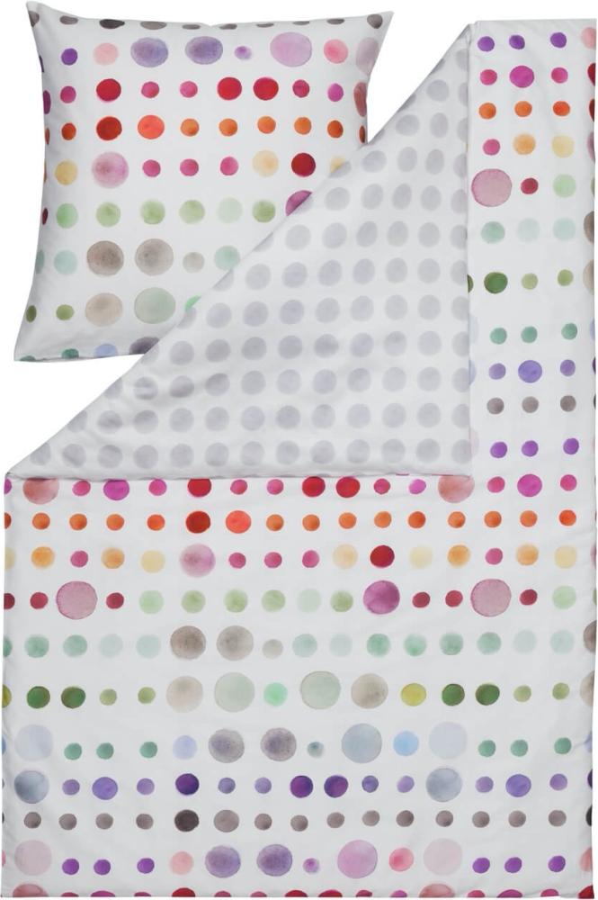 Estella Bettwäsche Spot 4709 985 Multicolor Mako Satin 155 x 220 + 80 x 80 cm Bild 1