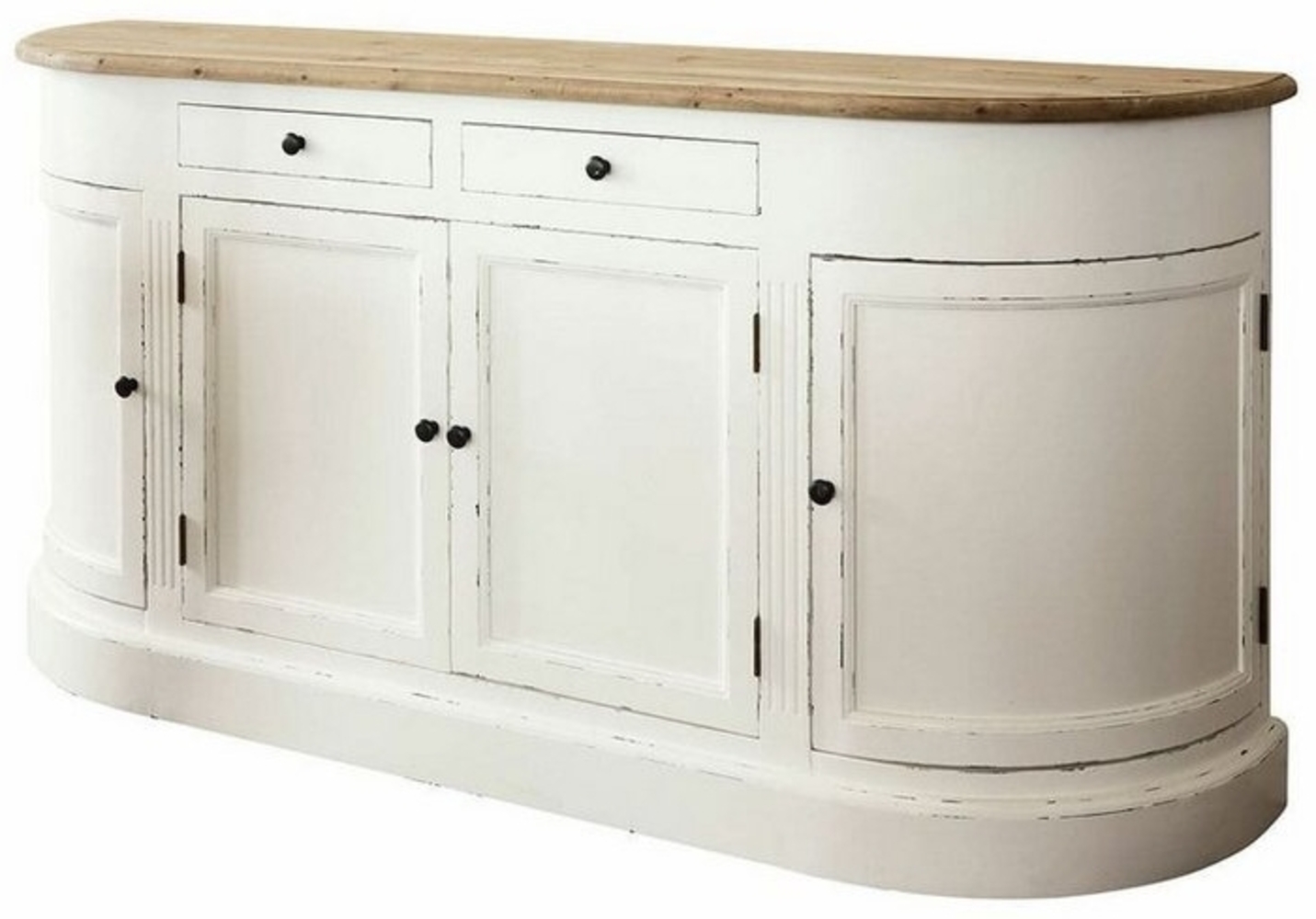 Mirabeau Kommode Sideboard Louisiana antikweiß/braun Bild 1