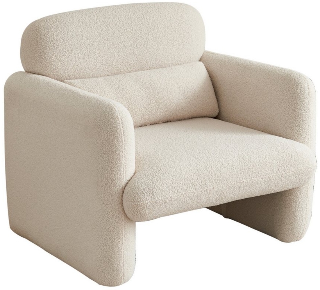 FUROKOY Loungesessel Armstuhl Einzelsofa Sofasessel Polsterstuhl Einzelsofastuhl Sessel, (Schlafsessel Relaxsessel, (mit beweglichem Lendenkissen, Lammwolle), Hochelastische Sitze Bild 1