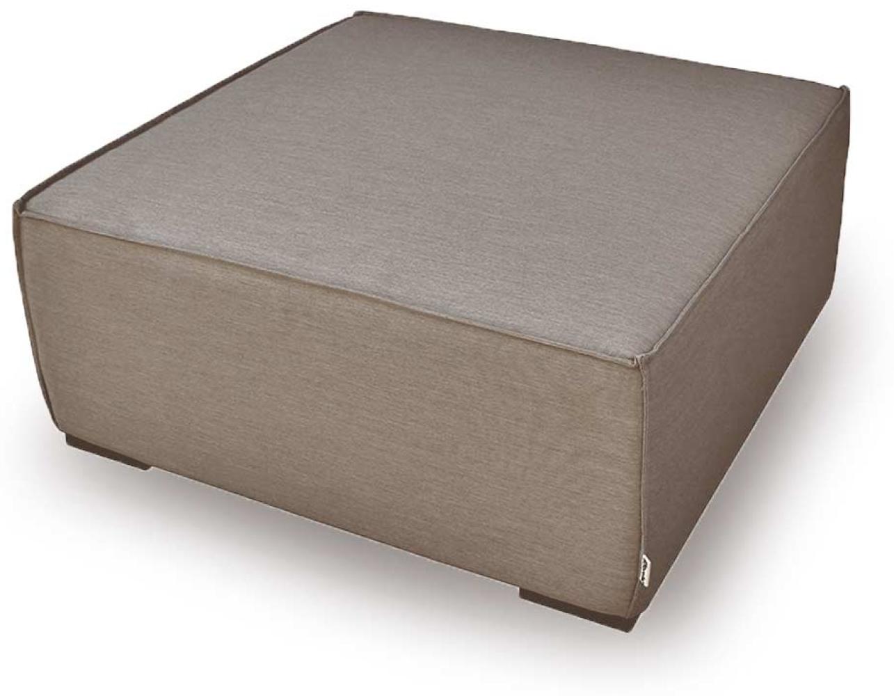 Apollo Sofa Fußhocker Taupe Bild 1