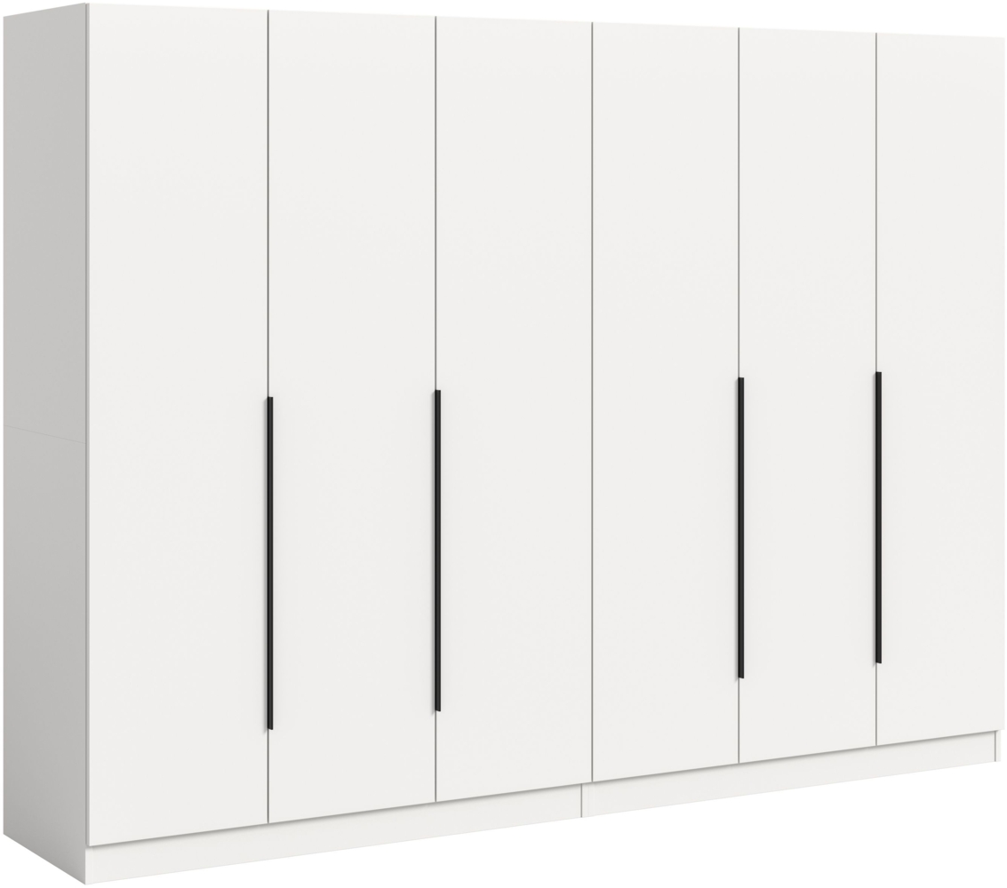 Kleiderschrankkombination Alvas (B/H/T: 240x180x52 cm) in weiß und weiß Bild 1