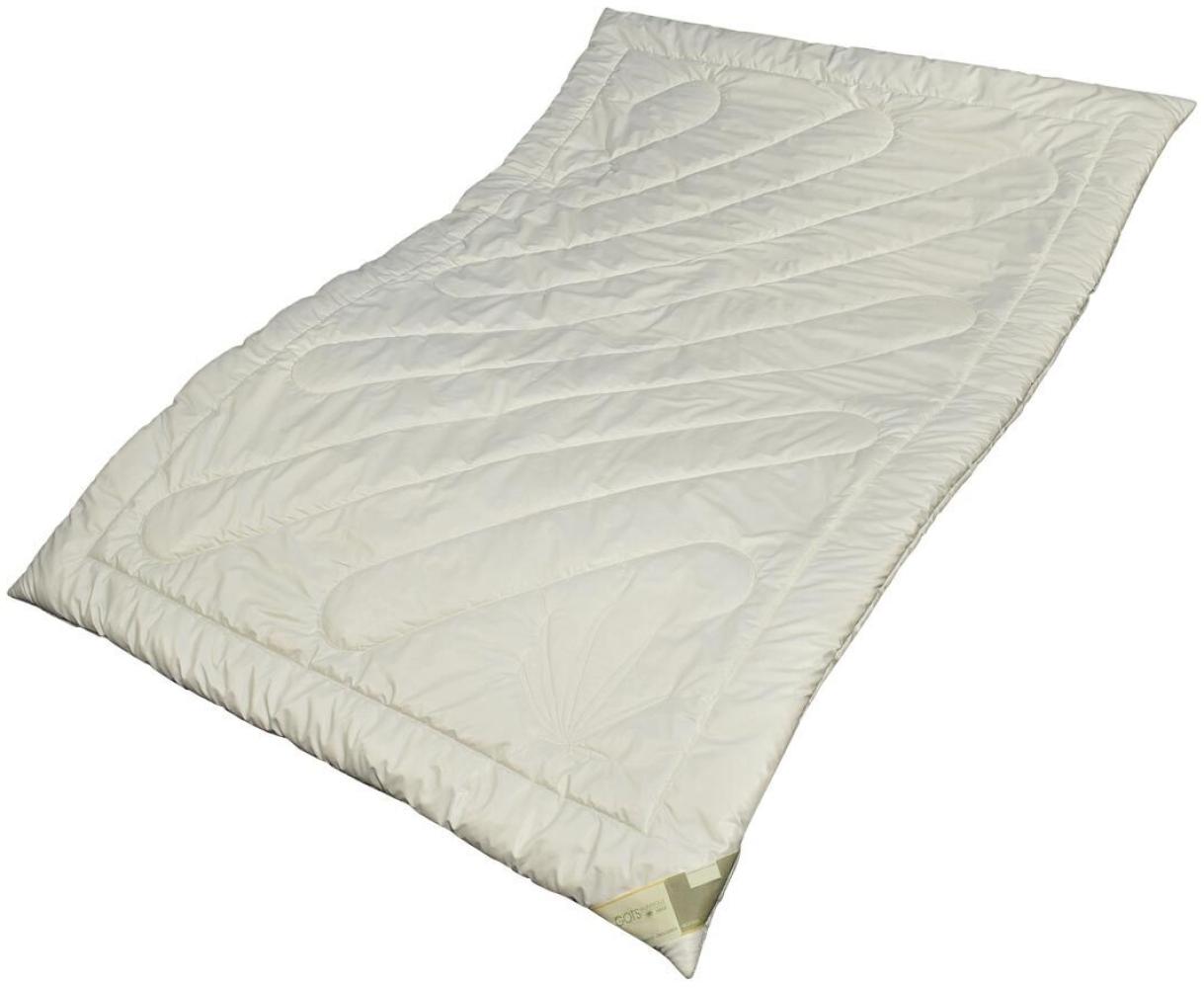 Traumschlaf BIO-Hanf Duo-Warm-Steppbett, Füllung: 60% Bio-Hanf, 40% Bio-Schurwolle|155x220 cm Bild 1